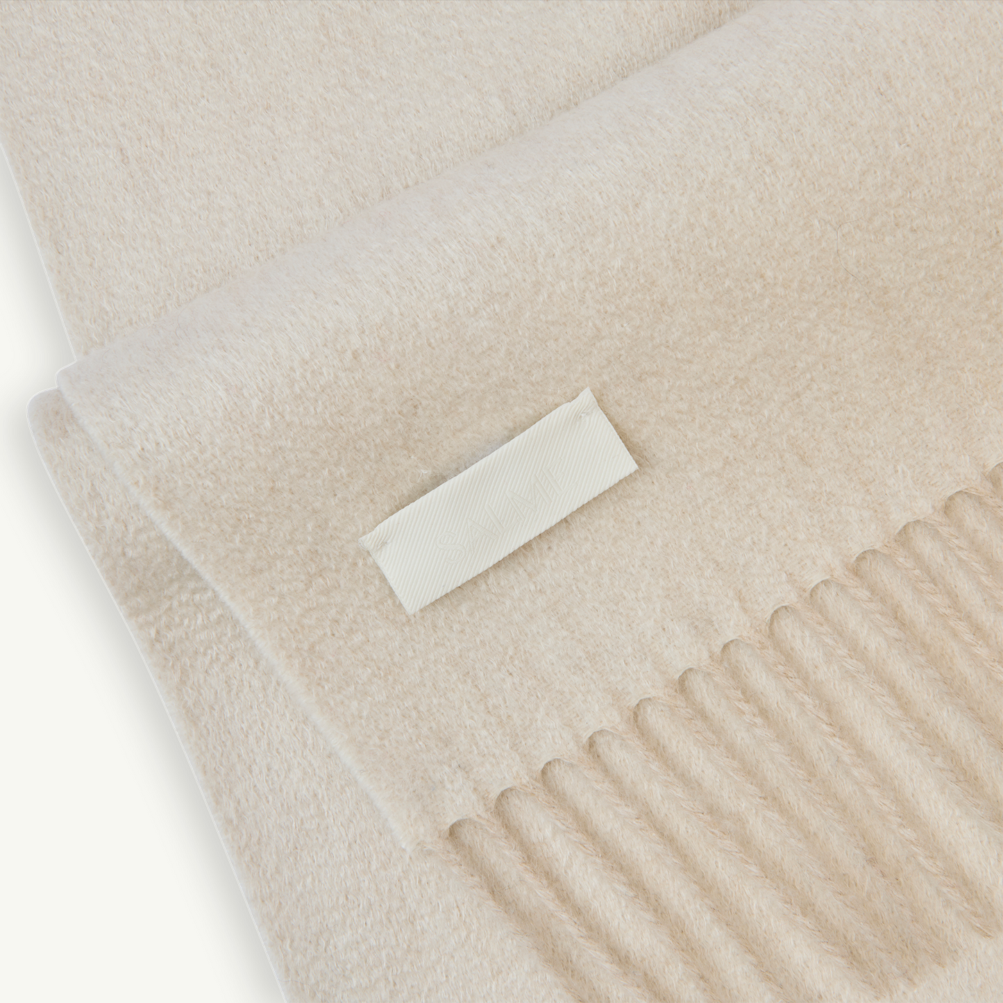 Ivory Cashmere Scarf