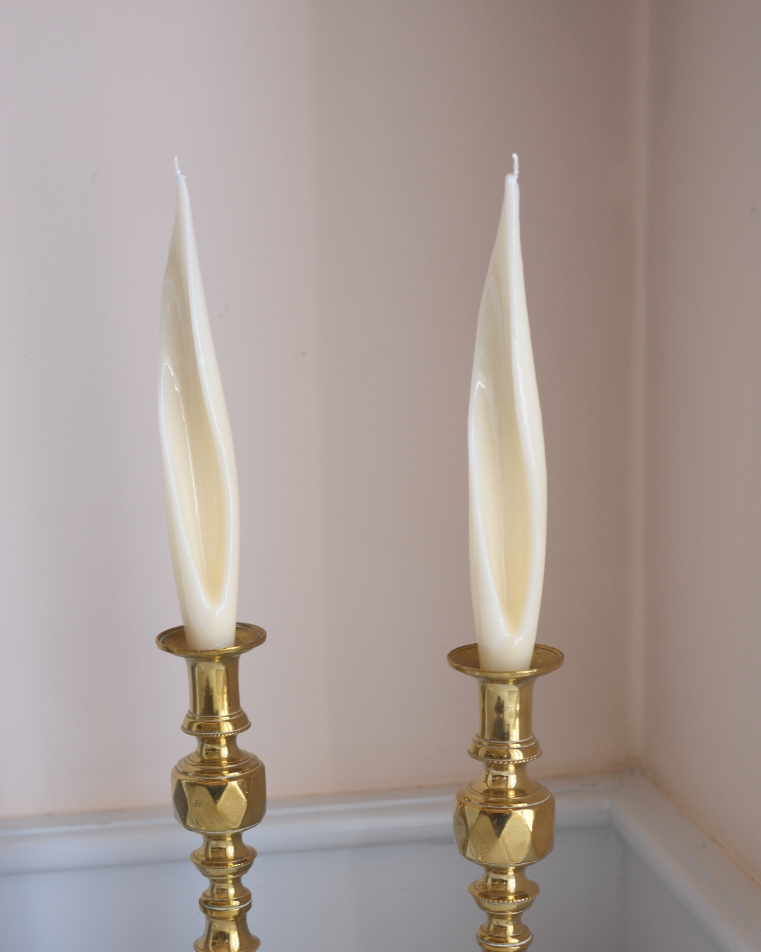 Spiral Dinner Candle - set of 4