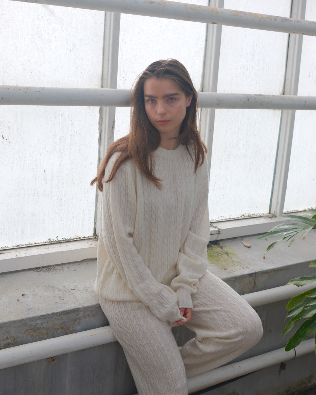 Cable Knit Trouser