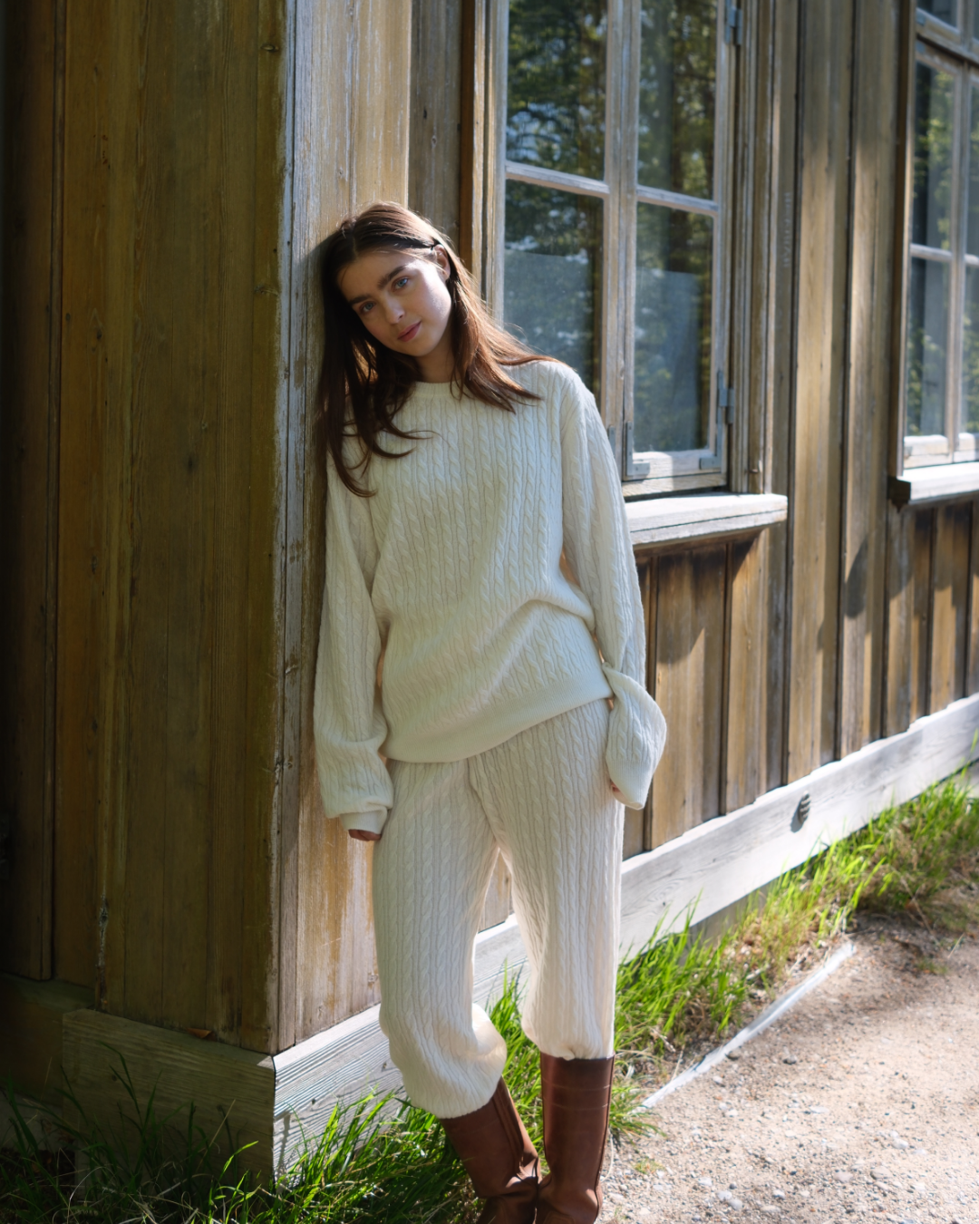 Cable Knit Trouser