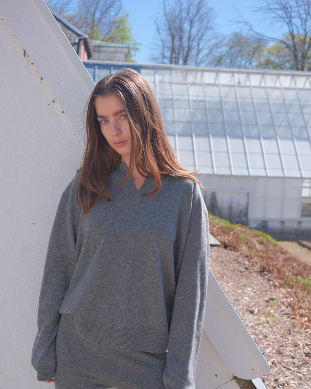 Cashmere Collar Jumper