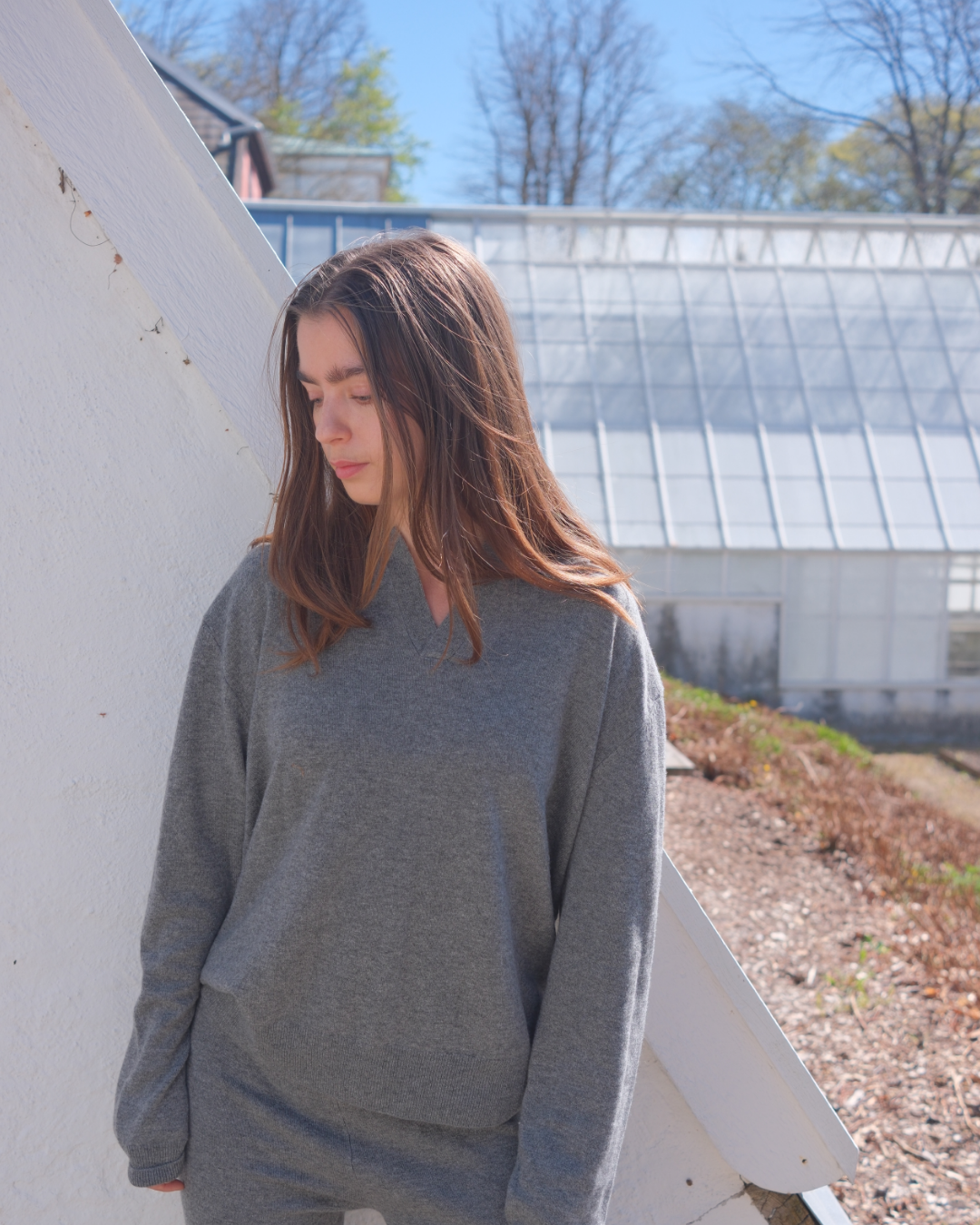 Cashmere Collar Jumper