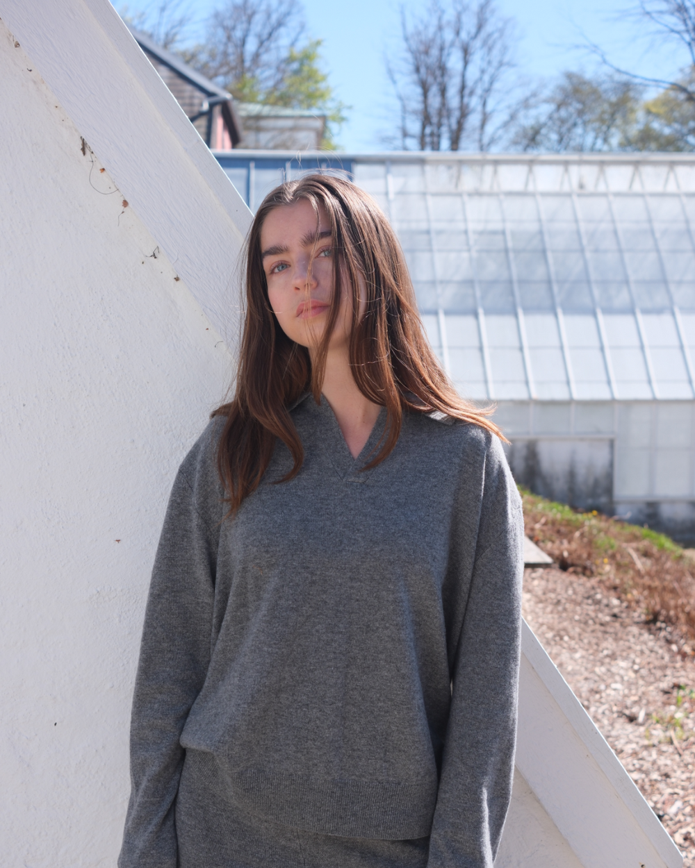Cashmere Collar Jumper