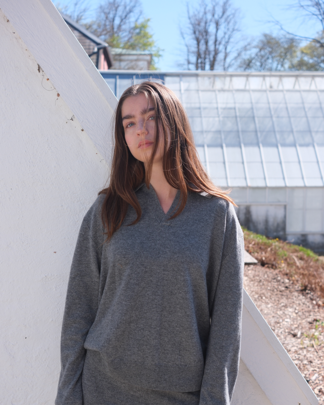 Cashmere Collar Jumper
