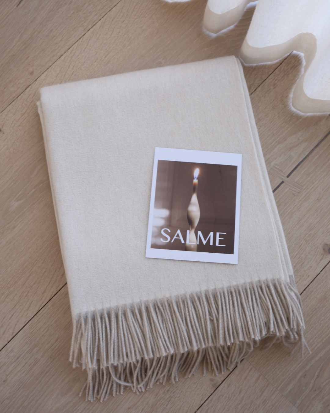 Ivory Cashmere Plaid