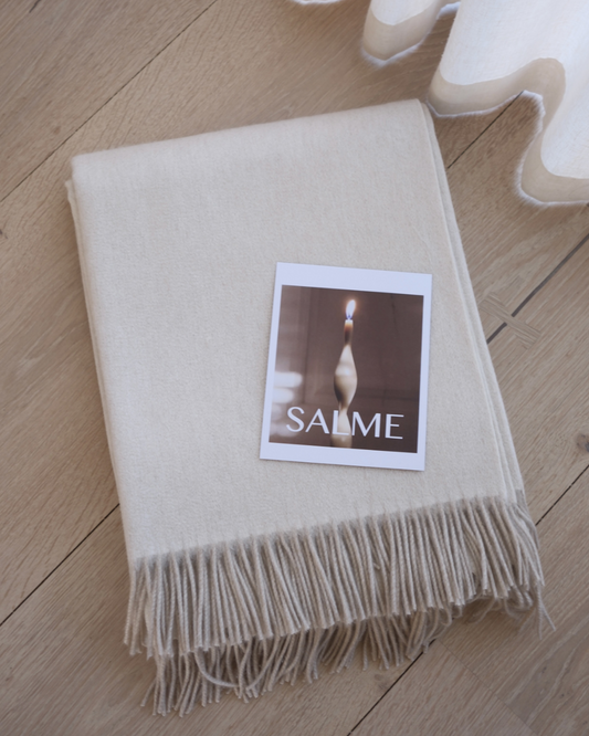 Ivory Cashmere Plaid
