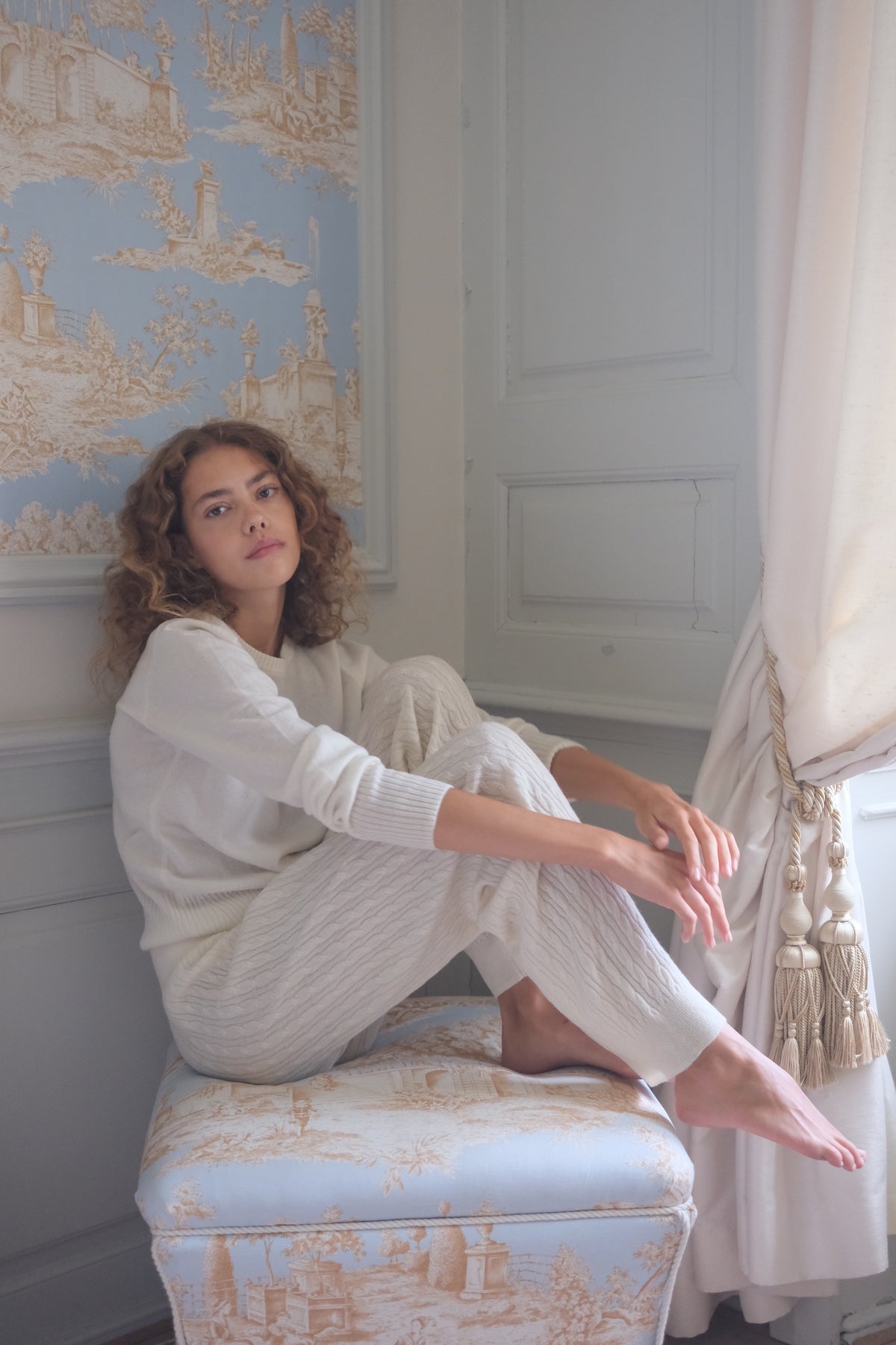 Cable Knit Trouser