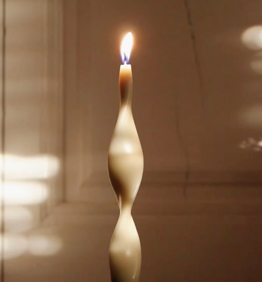 Twist Dinner Candle - set of 4